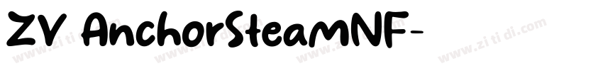 ZV AnchorSteamNF字体转换